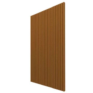 Placa Painel Ripado Nobre 150cm x 250cm Gelius Castanho