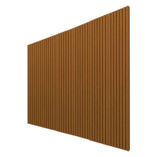 Placa Painel Ripado Nobre 350cm x 250cm Gelius Castanho