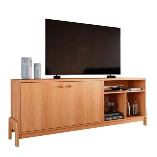 Rack Bancada Sala 183cm Para TV 75 Polegadas Sunny 1.83 Lukaliam Jequitiba