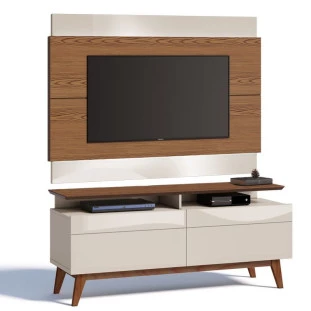 Rack com Painel Para TV Classic Mais 2G 1.4 Imcal Freijo/Off White