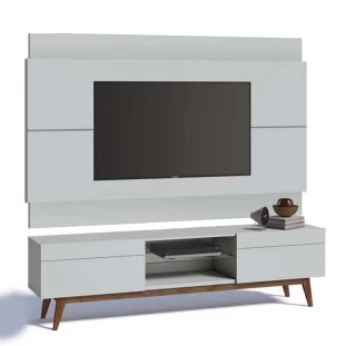 Rack com Painel Para TV Classic 2G 1.8 Imcal Branco