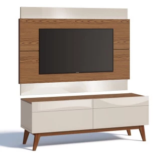 Rack com Painel Para TV Classic 2G 1.4 Imcal Freijo/Off White