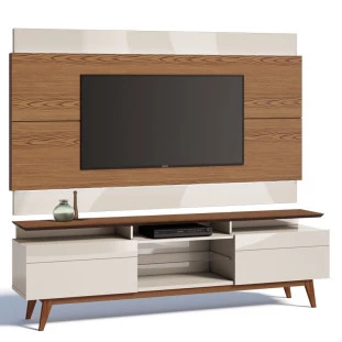 Rack com Painel Para TV Classic 2G Mais 2.2 Imcal Freijo/Off White