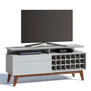Rack Pequeno TV 55 Polegadas Classic Mais AD 1.4 Imcal Branco