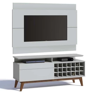 Rack com Painel Para TV Classic Mais AD 1.4 Imcal Branco