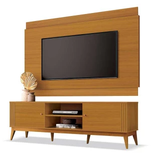 Rack Com Painel Legacy 1.6 Para TV 60 Polegadas EDN Cedro Natural