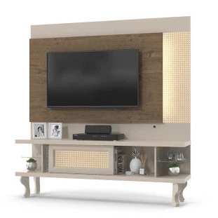 Home Luminos Para TV 46 Polegadas Patrimar Demolição/Off White