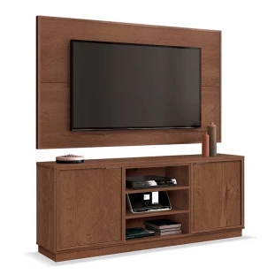 Rack Com Painel Van Gogh Para TV 58 Polegadas EDN Naturale