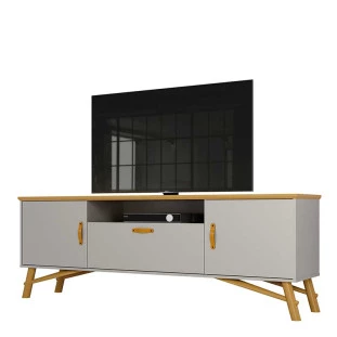 Rack Italiano Para Sala TV 75 Pol Soggiorno EAX Móveis Fendi/Freijo