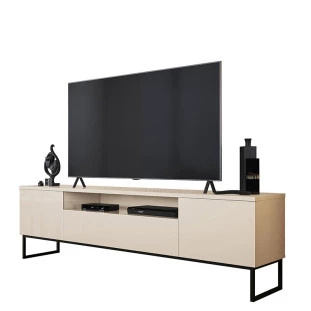 Rack Para Sala 2.0 Para TV 75 Pol Iron EAX Móveis Off White