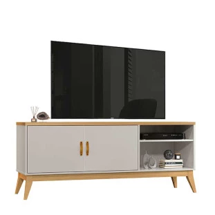 Rack Para Sala TV Até 60 Polegadas Gara EAX Móveis Fendi/Freijo