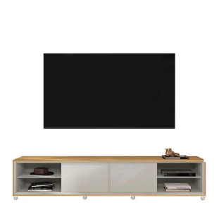 Rack Para TV Grande 260cm 75 Polegadas Thor 2.6 EDN Freijo/Fendi