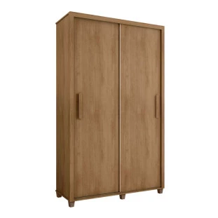 Guarda Roupa Pequeno 136cm Solteiro 2 Portas Correr Suécia RV Móveis Cinamomo