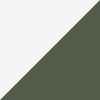 Amostra oficial enviada: Branco / Sálvia